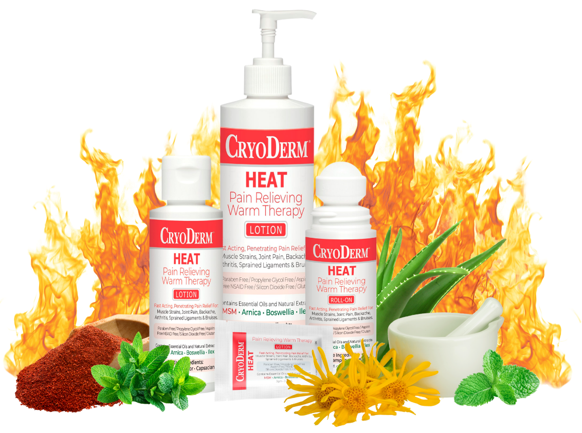 CryoDerm heat products