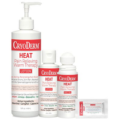 CryoDerm Heat family of products